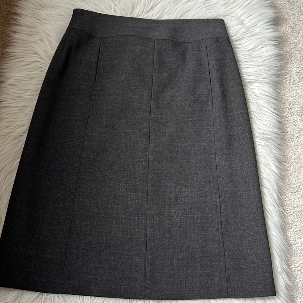 Jcrew, vintage, dark brown A-line skirt